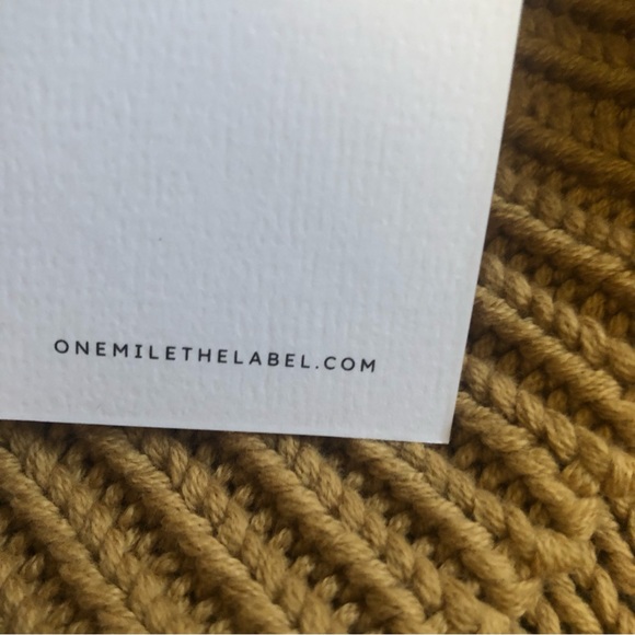 One Mile The Label Tan Sweater - Picture 3 of 7